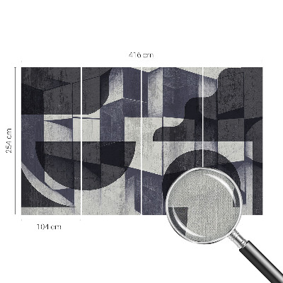 Samolepicí fototapeta do dětského pokoje Geometrická symetrie