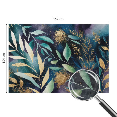 Samolepicí fototapeta na míru Botanické listy