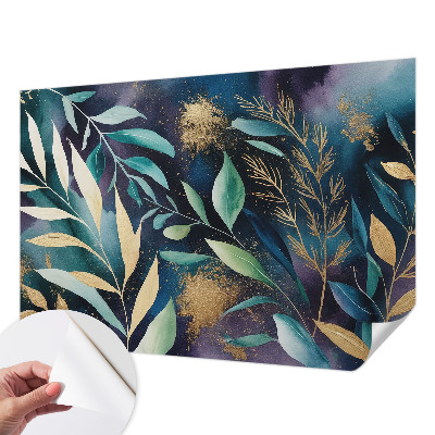 Samolepicí fototapeta na míru Botanické listy