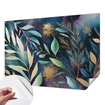 Samolepicí fototapeta na míru Botanické listy