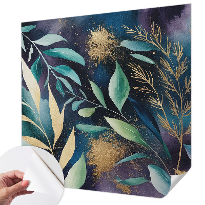 Samolepicí fototapeta na míru Botanické listy