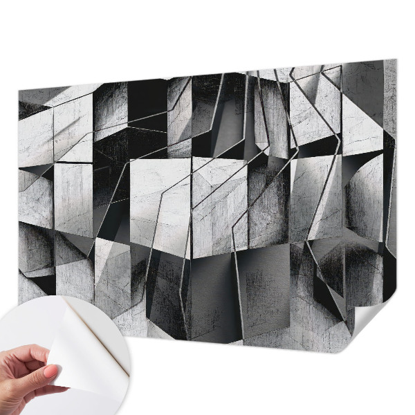 Samolepicí dekorativní fototapeta Geometrická abstrakce