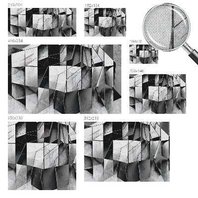 Samolepicí dekorativní fototapeta Geometrická abstrakce