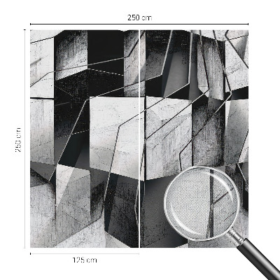 Samolepicí dekorativní fototapeta Geometrická abstrakce