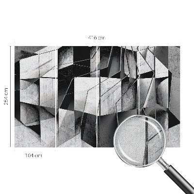 Samolepicí dekorativní fototapeta Geometrická abstrakce