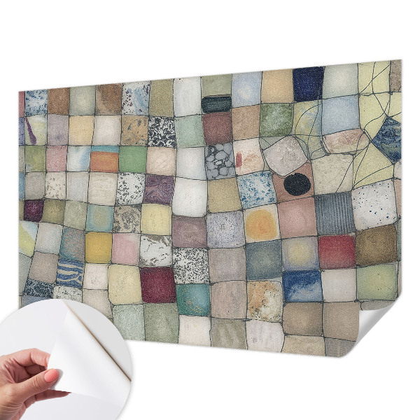 Samolepící fototapeta 3d Barevná mozaika
