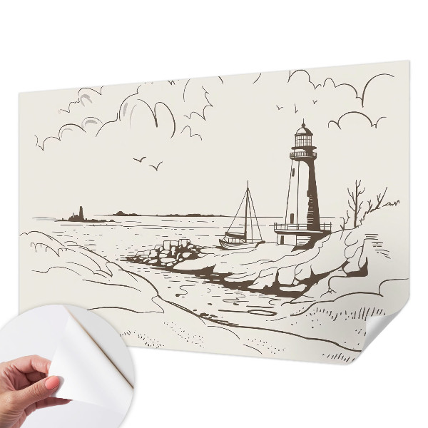 Fotografická tapeta samolepicí Pobřežní krajina