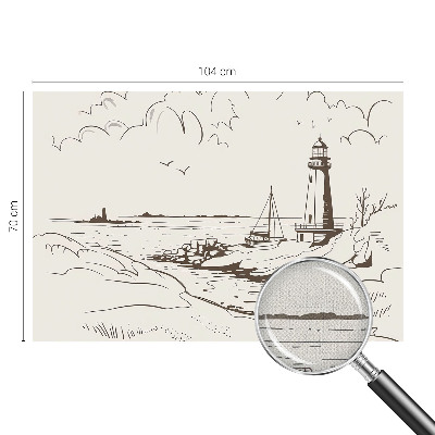 Fotografická tapeta samolepicí Pobřežní krajina