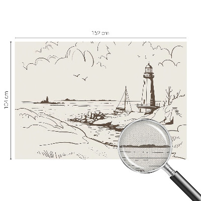 Fotografická tapeta samolepicí Pobřežní krajina