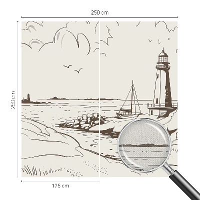 Fotografická tapeta samolepicí Pobřežní krajina