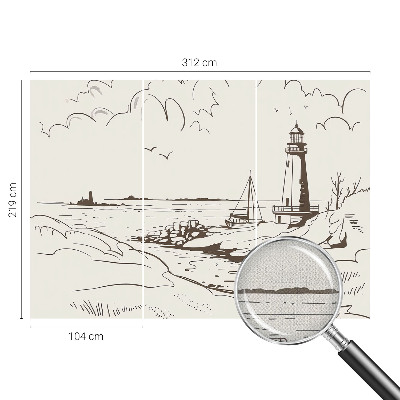 Fotografická tapeta samolepicí Pobřežní krajina