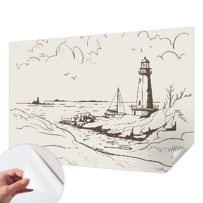 Fotografická tapeta samolepicí Pobřežní krajina