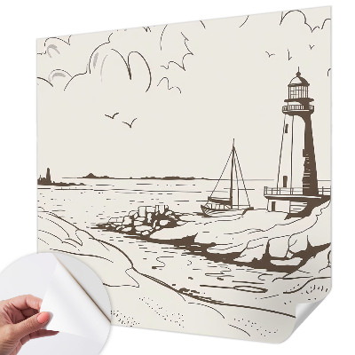 Fotografická tapeta samolepicí Pobřežní krajina