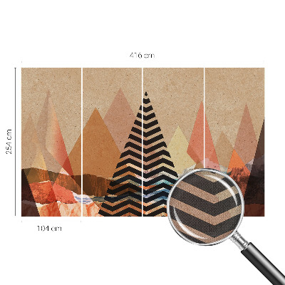 Dětská fototapeta Abstraktní krajina