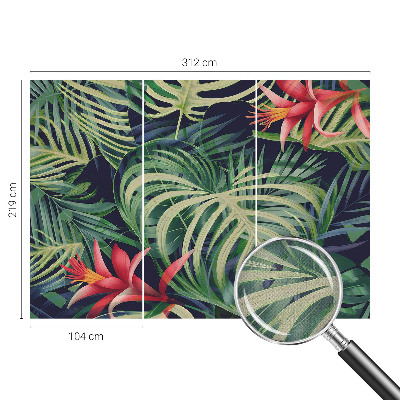 Samolepicí fototapeta na míru Exotické rostliny