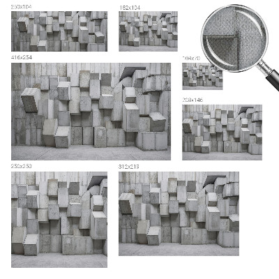 Samolepicí fototapeta do obýváků Betonové bloky