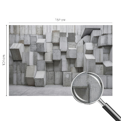 Samolepicí fototapeta do obýváků Betonové bloky
