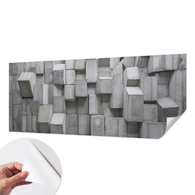 Samolepicí fototapeta do obýváků Betonové bloky