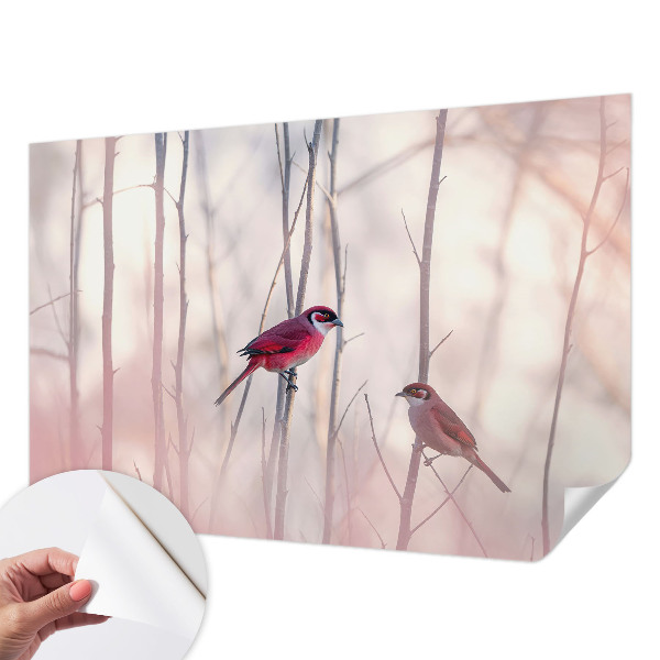 Samolepící tapeta Ptačí pár