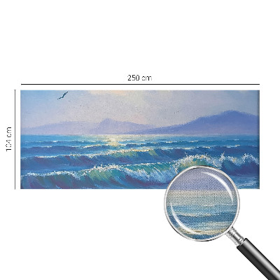 Samolepicí dekorativní fototapeta Mořské vlny