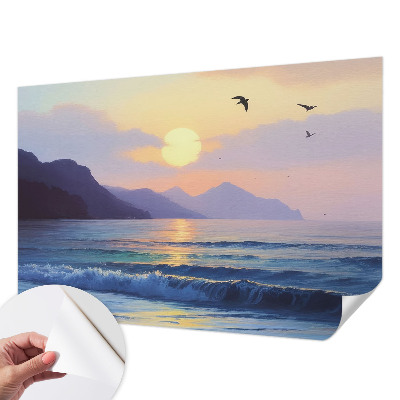 Moderní samolepicí fototapeta Západní moře