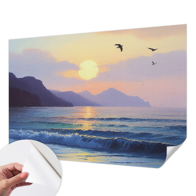 Moderní samolepicí fototapeta Západní moře