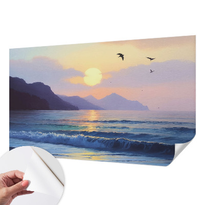 Moderní samolepicí fototapeta Západní moře