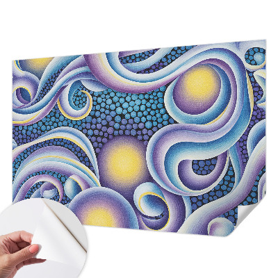 Samolepící fototapeta 3d Barevné víry