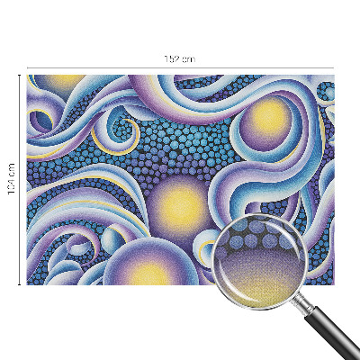Samolepící fototapeta 3d Barevné víry