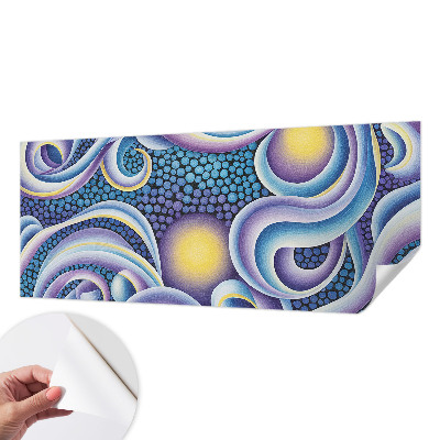 Samolepící fototapeta 3d Barevné víry