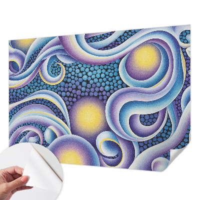 Samolepící fototapeta 3d Barevné víry