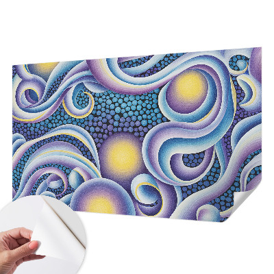 Samolepící fototapeta 3d Barevné víry
