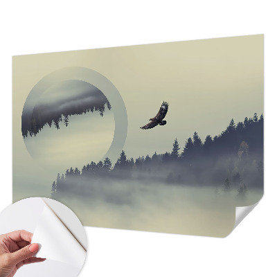 Samolepicí fototapeta na zeď Lesní krajina