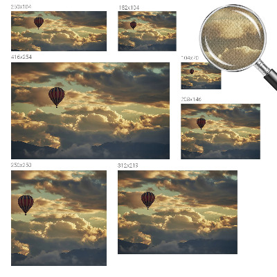 Fototapeta pro kluka Balón v oblacích