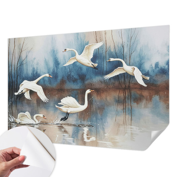 Samolepicí fototapeta na míru Ptáci za letu