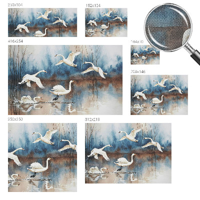 Samolepicí fototapeta na míru Ptáci za letu