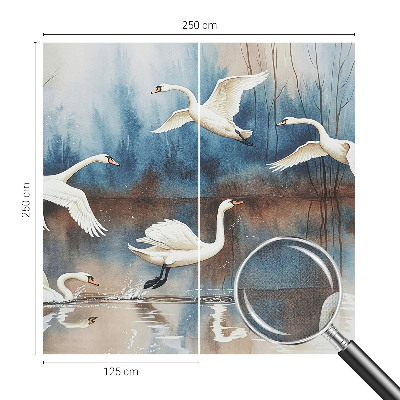 Samolepicí fototapeta na míru Ptáci za letu