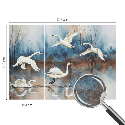 Samolepicí fototapeta na míru Ptáci za letu