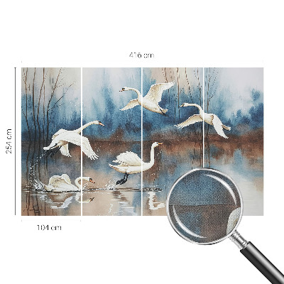 Samolepicí fototapeta na míru Ptáci za letu