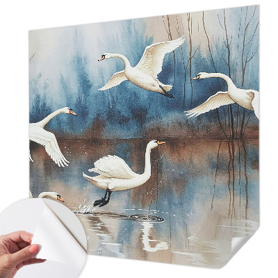 Samolepicí fototapeta na míru Ptáci za letu