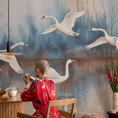 Samolepicí fototapeta na míru Ptáci za letu