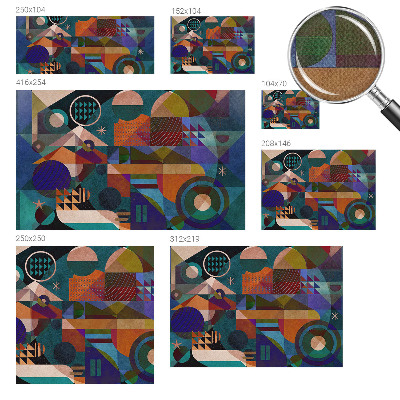 Samolepicí fototapeta Geometrické umění