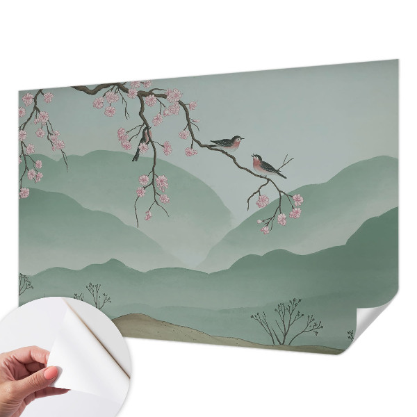 Samolepicí fototapeta na zeď Japonská serenáda
