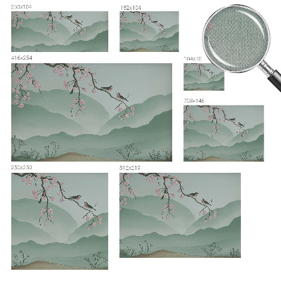 Samolepicí fototapeta na zeď Japonská serenáda