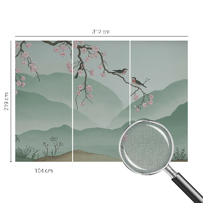 Samolepicí fototapeta na zeď Japonská serenáda