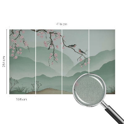 Samolepicí fototapeta na zeď Japonská serenáda