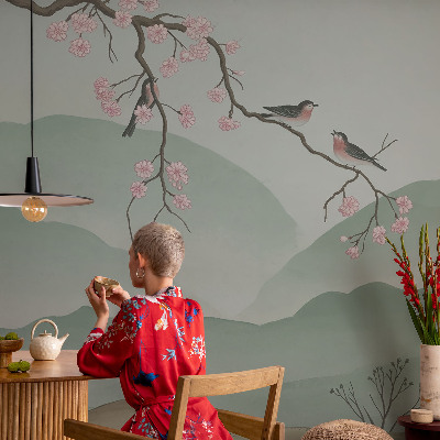 Samolepicí fototapeta na zeď Japonská serenáda