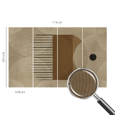 Samolepicí fototapeta do dětského pokoje Geometrie harmonie