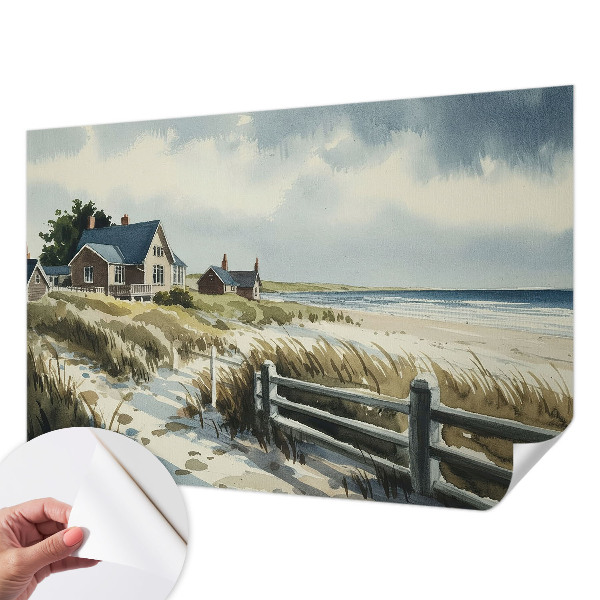 Samolepící fototapeta 3d Plážové duny