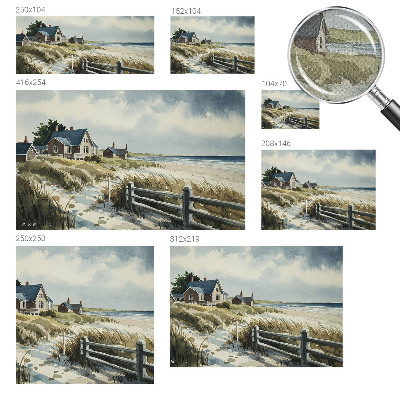 Samolepící fototapeta 3d Plážové duny